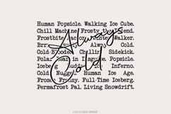 Always Cold PNG, Always Freezing, Sweater Weather PNG, Cold Product Image 1