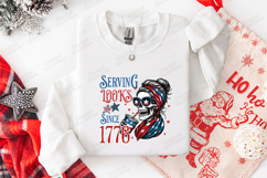 Serving Looks Since 1776 SVG Patriotic 4th of July Skeleton Product Image 3