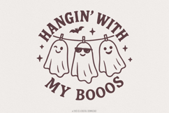 Hangin&#039; With My Boos PNG, Funny Ghost Friends Shirt, Product Image 1