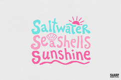 Saltwater Seashells Sunshine, Summer PNG, Trendy PNG Shirt, Product Image 1