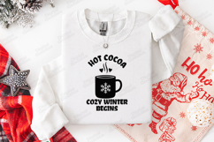 Hot Cocoa Cozy Winter Begins SVG | Christmas Mug Cut File Product Image 3