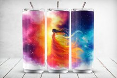 4 Fire Girls Tumbler Wraps Sublimation Design, 20 oz Product Image 2
