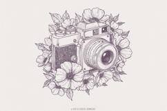 Vintage Retro Camera Png, Boho Sublimation, Motivational Product Image 1