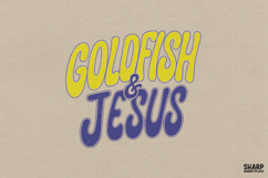 Goldfish &amp; Jesus Faithful Fishing Humor, Christian Jesus Product Image 1