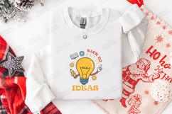 Back To Ideas SVG - Lightbulb Genius School Supplies File Product Image 3