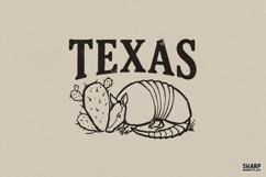 Texas, Western PNG, Trendy PNG, Shirt PNG, Vintage Product Image 1