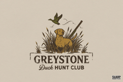 Greystone Duck Hunt Club Western PNG, Shirt PNG, Hunting Product Image 1