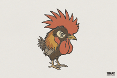Rooster PNG Design, Funny Chicken Shirt Graphic, Farm Product Image 1