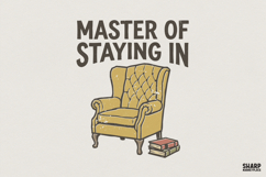 Master Of Staying In PNG, Funny Introvert Homebody Shirt Product Image 1