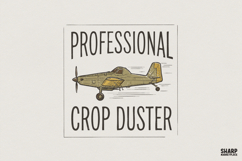 Professional Crop Duster PNG, Funny Farming Shirt, Product Image 1