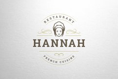 Restaurant vintage logo template Product Image 1