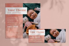 Photography Mini Session & FB Cover PSD Template Set Product Image 1
