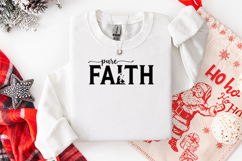 Pure Faith Nativity SVG Christian Christmas Religious Design Product Image 3