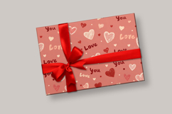 Whimsical Heart Seamless Patterns, Valentines Digital Paper Product Image 2