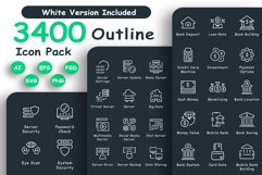 3400 Outline Icon Pack Product Image 1