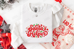 Santa’s Helper Christmas Shirt Design SVG PNG JPG Product Image 2