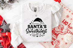 Santa's Sweetheart SVG, Christmas Girl PNG Art Product Image 3