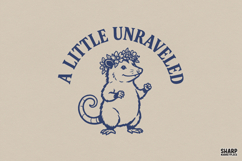 A Little Unraveled PNG, PNG Designs, Summer PNG, Floral Product Image 1