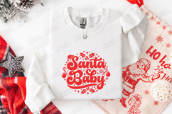 Santa Baby Christmas Kids Shirt Design SVG PNG JPG Product Image 2