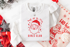 Retro Santa Jingle All The Way Girls Club Christmas SVG Product Image 3