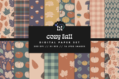 16 Cozy Fall Seamless Patterns Product Image 1