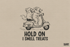 Hold On I Smell Treats Funny PNG, Dog Mom PNG, Shirt PNG Product Image 1