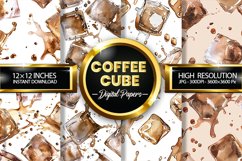 Coffee Cube Digital Papers - 03 Variations Product Image 1