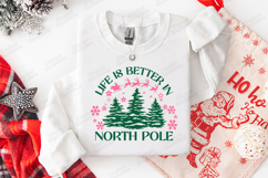 Life Is Better In North Pole SVG - Christmas Santa Sleigh Product Image 3