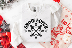 Snow Lover SVG - Christmas Snowflake Winter Cut File Product Image 1