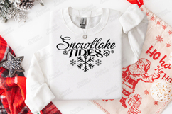 Snowflake Tides SVG - Winter Christmas Holiday Cut File Product Image 3