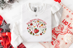 Duck Spreading Christmas Cheer SVG | Funny Holiday Wreath Product Image 3