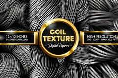 Coil Texture Digital Papers - 04 Variations Product Image 1