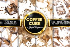 Coffee Cube Digital Papers - 03 Variations Product Image 2