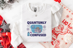 Quantumly Confused SVG - Funny Science Cat Physics Cut File Product Image 3