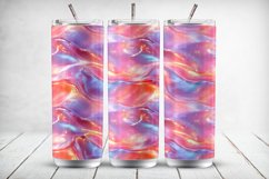 Bright Christmas Pattern Tumbler Wrap Sublimation, 20 oz Product Image 1