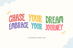 Rainbow Theory Playful Display Font Product Image 2