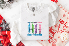 Back To School SVG - Kawaii Crayon Squad New Year Shades Product Image 3
