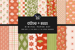 Olive &amp; Sun Seamless Pattern Set Product Image 1