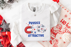 Physics is Attractive SVG Funny Magnet Science Teacher File Product Image 3