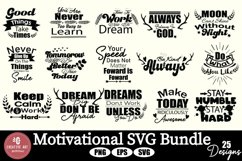 Motivational SVG Bundle - Quotes SVG Bundle - Inspirational Product Image 1