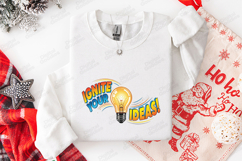 Ignite Your Ideas Creative Motivation Quote Design Product Image 3