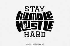 Stay Humble Hustle Hard PNG, Digital Download, Product Image 1