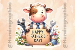 Cow|Printable Animal Sticker Product Image 2