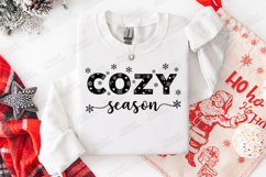 Cozy Season SVG Winter Snowflake Christmas Cut File Product Image 3