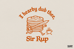 I Hearby Dub Thee Sir Rup Funny PNG, Trendy PNG, Shirt PNG, Product Image 1