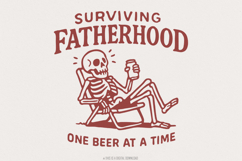 Surviving Fatherhood One Beer At A Time png, Father&#039;s Day Product Image 1