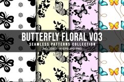 Butterfly Floral V03 Seamless Patterns Collection Product Image 1