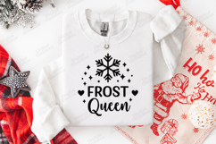 Frost Queen SVG, Winter Snowflake PNG Product Image 1