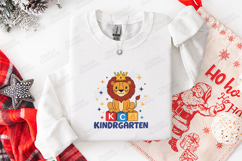 Kindergarten Lion SVG - Kawaii King of the Classroom File Product Image 1