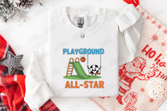 Playground All-Star SVG - Funny Soccer Ball Slide Cut File Product Image 3